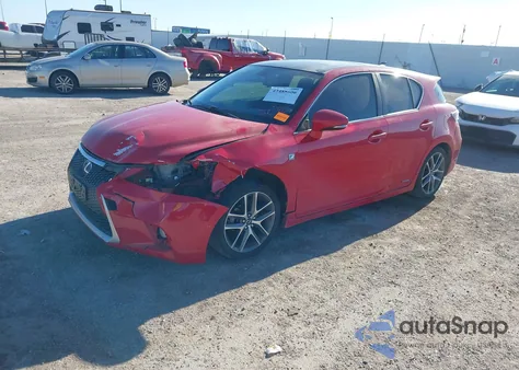 2014 Lexus Ct 200H из США, поврежденный, VIN JTHKD5BH1E2188373